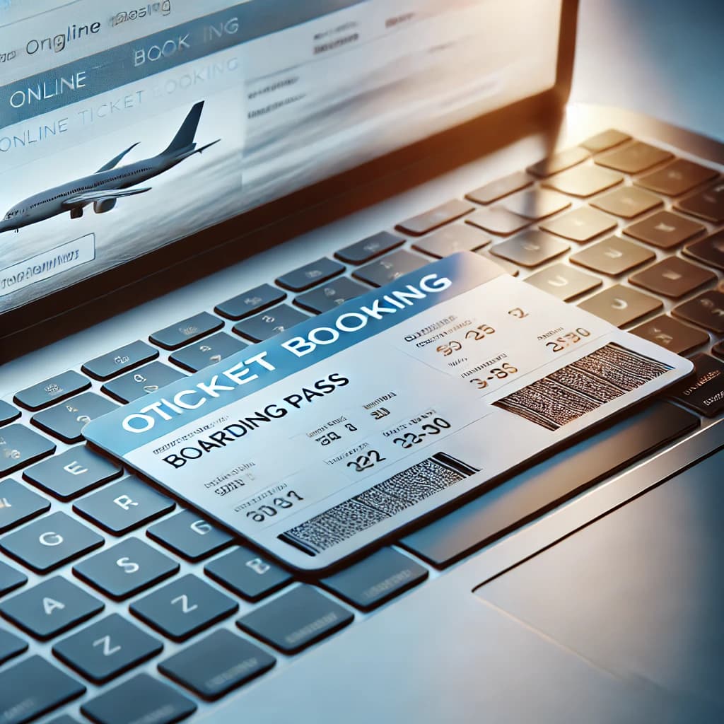 Easy Ticket Booking illustration